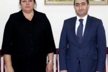 وزيرة العمل والهجرة وتوظيف السكان  الطاجيكية يجتمع مع السفير الأذربايجانى لدى دوشنبه