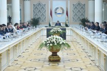 اجتماع مجلس التنمية الوطني تحت رئاسة رئيس جمهورية طاجيكستان إمام على رحمان