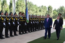 بدء زيارة الدولة لرئيس جمهورية طاجيكستان الى جمهورية أوزبكستان