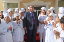 زيارة رئيس جمهورية طاجيكستان إمام على رحمان من ناحية راشتقلعة