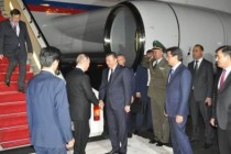 وصول رئيس الاتحاد الروسي فلاديمير بوتين لطاجيكستان في زيارة عمل