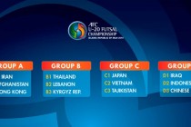 بطولة كرة الصالات آسيا 2019: سيلعب منتخب طاجيكستان للشباب مع اليابان وفيتنام