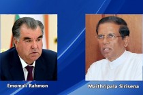 الرئيس إمام علي رحمان يقدم تعازيه لرئيس سريلانكا ميثريبالا سيريسينا