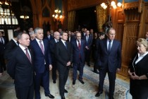 حضور وزير خارجية طاجيكستان في اجتماع المجلس الوزاري لرابطة الدول المستقلة في موسكو