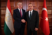 اجتماع وزيرى الخارجيتين لطاجيكستان وتركيا في أنقرة