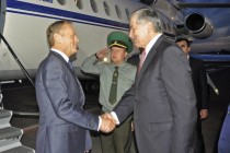 رئيس المجلس الأوروبي دونالد تاسك يصل إلى طاجيكستان