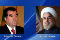 بعث رئيس جمهورية طاجيكستان إمام علي رحمان برقية تعزية إلى رئيس جمهورية إيران الإسلامية حسن روحاني