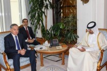 اجتماع وزير خارجية طاجيكستان مع رئيس وزراء قطر