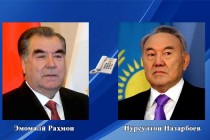 رئيس الدولة إمام على رحمان يهاتف الرئيس الأول لجمهورية كازاخستان نور سلطان نزارباييف