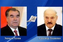 محادثة هاتفية بين رئيس جمهورية طاجيكستان إمام علي رحمان و رئيس جمهورية بيلاروسيا ألكسندر لوكاشينكو