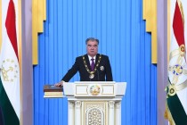 مراسم تنصيب رئيس جمهورية طاجيكستان إمام على رحمان
