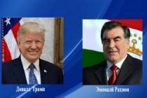 رئيس جمهورية طاجيكستان يتلقي برقية تهنئة من نظيره الأمريكي دونالد جون ترامب