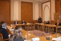 سفير طاجيكستان فى القاهرة يجتمع مع ممثلي الوزارات والإدارات المصرية