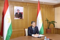 اجتماع وزير التنمية الاقتصادية والتجارة الطاجيكي مع الممثل الدائم لبنك التنمية الآسيوي في طاجيكستان شاني كامبل