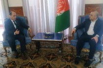 سفير طاجيكستان فى كابول يلتقي النائب الأول لرئيس أفغانستان