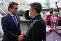 رئيس الجمعية الوطنية في طاجيكستان،  عمدة دوشنبه رستم إمام علي يتوجه إلى جمهورية كازاخستان