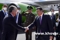 رئيس جمهورية أوزبكستان شوكت ميرضياييف يصل إلى دوشنبه للمشاركة في قمة منظمة شنغهاي للتعاون