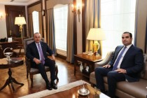 لقاء سفير طاجيكستان بوزير خارجية جمهورية تركيا