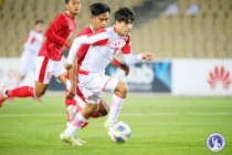 الفريق الأولمبي الطاجيكي تحت 23 سنة يخسر أمام إندونيسيا في مباراة ودية