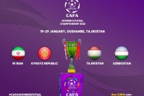 دوشنبه تستضيف بطولة CAFA-2022 لكرة الصالات بين الفرق النسائية في دوشنبه