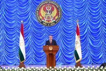 مشاركة رئيس جمهورية طاجيكستان في اجتماع رسمي لتأسيس القوات المسلحة لطاجيكستان