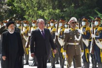 حفل استقبال رسمي لرئيس جمهورية طاجيكستان إمام علي رحمان في جمهورية إيران الإسلامية