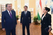 رئيس جمهورية طاجيكستان إمام على رحمان يفتتح مبنى إداريًا وتعليميًا جديدًا لمعهد ” ساتم ألوغ زاده” للغات