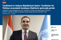 مرور 31 عامًا من العلاقات الدبلوماسية بين طاجيكستان وتركيا