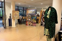 عرض منتجات الفن الشعبي وصور لطاجيكستان في بروكسل