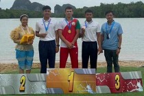 فاز رياضيو طاجيكستان بميداليتين في بطولة آسيا للتجديف