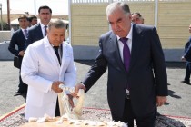 رئيس جمهورية طاجيكستان امام علي رحمان يفتتح مركز “صدف” للتشخيص والعلاج في مدينة خوجند
