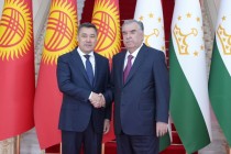 رئيس جمهورية طاجيكستان إممام على رحمان يلتقي برئيس جمهورية قيرغيزستان صدير جباروف