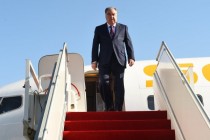بدأت رحلة العمل لرئيس جمهورية طاجيكستان إمام علي رحمان إلى الولايات المتحدة الأمريكية