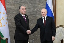 رئيس جمهورية طاجيكستان إمام علي رحمان يلتقي برئيس الاتحاد الروسي فلاديمير بوتين