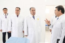 رئيس طاجيكستان إمام علي رحمان يدشن مركز التشخيص والعلاج “أكسان” التابع لشركة “نرجيس” المحدودة في مدينة خوجند