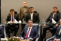 رئيس المجلس الوطني التابع للمجلس العالي لجمهورية طاجيكستان رئيس مدينة دوشنبه رستم إمام علي يتعرف على أنشطة مرصد طهران