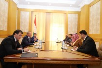 لقاء النائب الأول لرئيس الوزراء مع سفير المملكة العربية السعودية لدى طاجيكستان