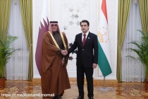 رئيس المجلس الوطني التابع للمجلس العالي لجمهورية طاجيكستان يلتقي سفير دولة قطر مبارك بن عبدالرحمن النصر