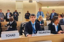 مشاركة ممثل طاجيكستان في الدورة الخامسة والخمسين لمجلس حقوق الإنسان التابع للأمم المتحدة