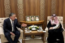 اجتماع وزيري خارجية طاجيكستان والمملكة العربية السعودية في جدة