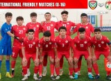 يلعب المنتخب الوطني للشباب في طاجيكستان مباريات ودية مع منتخب الإمارات العربية المتحدة
