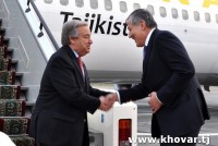يقوم الأمين العام للأمم المتحدة أنطونيو غوتيريش بزيارة رسمية إلى طاجيكستان