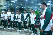 منتخب طاجيكستان يغادر الى باريس بفرنسا للمشاركة في الألعاب الأولمبية