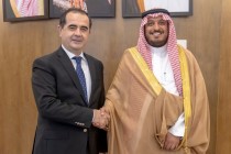 لقاء سفير طاجيكستان في الرياض مع رئيس الهيئة السعودية لتنمية الصادرات