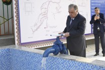 تدشين شبكة مياه الشرب في قرية سانغيستا