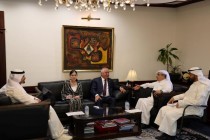 اللقاء بين سفير طاجيكستان في الكويت والمدير العام للصندوق الكويتي للتنمية الاقتصادية العربية