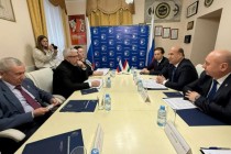 لقاء نائب رئيس حزب الشعب الديمقراطي الطاجيكي مع رئيس وكالة “روس سوترودنيتشستفو” في موسكو
