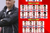 إعلان تشكيلة المنتخب الطاجيكي لكرة القدم لمباراة تصفيات كأس آسيا 2027 ضد الفلبين