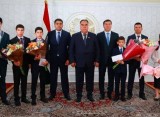 لقاء تكريمي مع أبطال ونجوم بطولة آسيا للملاكمة لفئة الناشئين في ولاية صغد