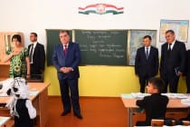 مورد بهره برداری قرار گرفتن مکتب متوسط شماره 10 در نارک توسط رئیس جمهوری تاجیکستان